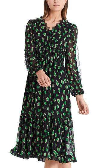 Marc Cain Collections Dresses Marc Cain Collections Lace Trim Dress PC 21.23 W27 izzi-of-baslow