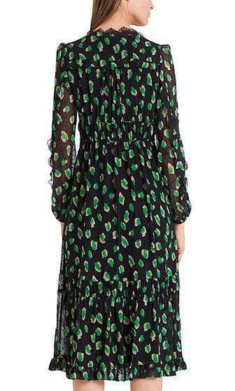 Marc Cain Collections Dresses Marc Cain Collections Lace Trim Dress PC 21.23 W27 izzi-of-baslow