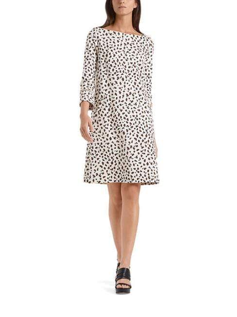 Marc Cain Collections Dresses Marc Cain Collections Leopard Print Jersey Dress Cuban Sand NC 21.57 J33 izzi-of-baslow