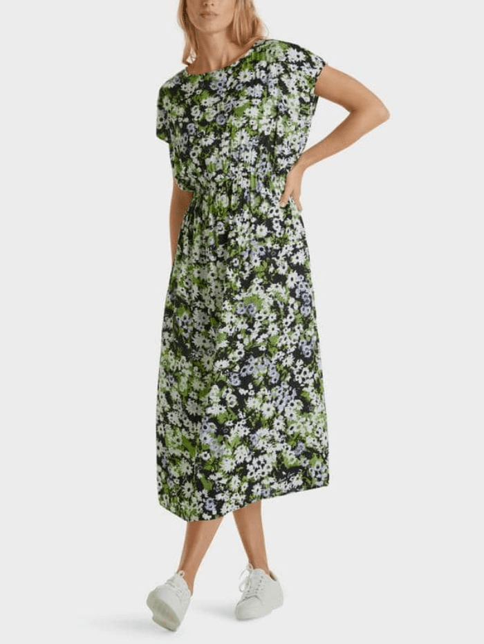 Marc Cain Collections Dresses Marc Cain Collections Maxi Floral Printed Dress SC 21.30 W72 COL 527 izzi-of-baslow