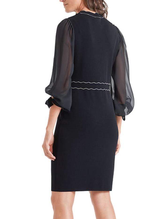 Marc Cain Collections Dresses Marc Cain Collections Navy Knitted Dress QC 21.16 M21 395 izzi-of-baslow