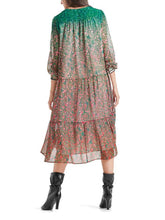 Marc Cain Collections Dresses Marc Cain Collections Printed Boho Dress QC 21.02 W12 224 Y izzi-of-baslow