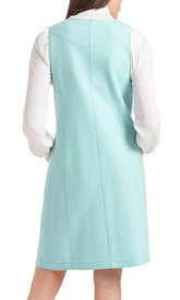 Marc Cain Collections Dresses Marc Cain Collections Sleeveless Felt Dress PC 21.49 J30 izzi-of-baslow