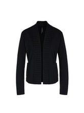 Marc Cain Collections Knitwear 4 Marc Cain Collections Knitted Jacket Midnight Blue NC 31.05 M28 izzi-of-baslow