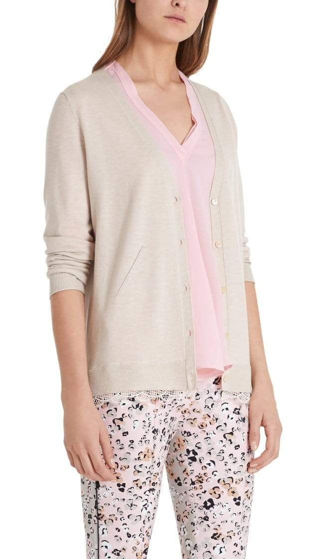 Marc Cain Collections Knitwear Marc Cain Collections Cardigan with Silk and Cashmere PC 31.06 M50 izzi-of-baslow