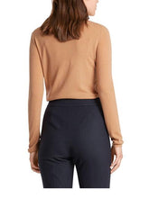 Marc Cain Collections Knitwear Marc Cain Collections Cosy Polo Neck Jumper Caramel MC 41.05 M53 izzi-of-baslow