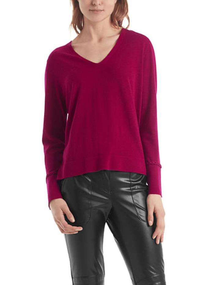 Marc Cain Collections Knitwear Marc Cain Collections Garnet Sweater RC 41.13 M53 COL 260 izzi-of-baslow