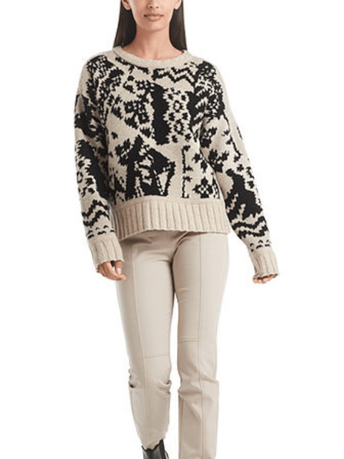 Marc Cain Collections Knitwear Marc Cain Collections Jacquard Jumper RC 41.62 M88 COL 646 izzi-of-baslow