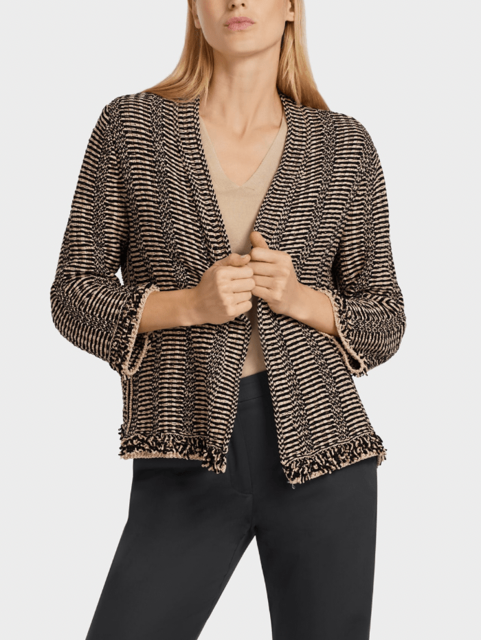 Marc Cain Collections Knitwear Marc Cain Collections Knitted Jacket UC 39.21 M29 COL 616 izzi-of-baslow