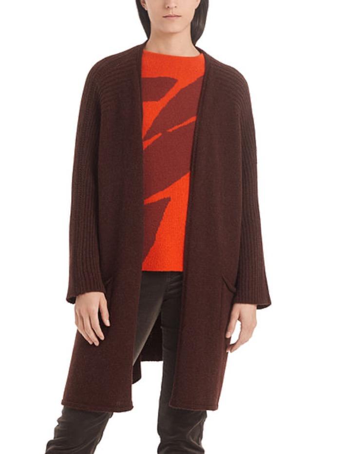 Marc Cain Collections Knitwear Marc Cain Collections Mocca Cardigan RC 31.61 M18 COL 690 izzi-of-baslow