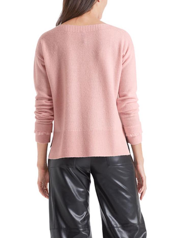 Marc Cain Collections Knitwear Marc Cain Collections Pale Pink Jumper QC 41.06 M84 213 Y izzi-of-baslow
