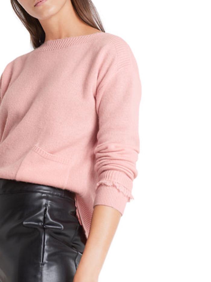 Marc Cain Collections Knitwear Marc Cain Collections Pale Pink Jumper QC 41.06 M84 213 Y izzi-of-baslow
