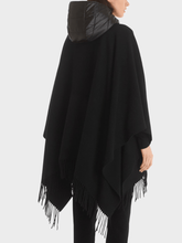 Marc Cain Collections Knitwear One Size Marc Cain Collections Black Cape With Hood TC 14.02 W74 COL 900 izzi-of-baslow