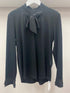 Marc Cain Collections Sale Marc Cain Collections Top With Silk Bow Black izzi-of-baslow