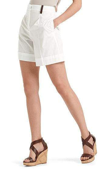 Marc Cain Collections Shorts Marc Cain Collections Cotton Shorts Off-White NC 83.02 W60 izzi-of-baslow