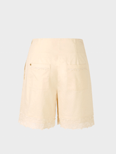 Marc Cain Collections Shorts Marc Cain Collections Lace Trim Ecru Shorts UC 83.06 W87 COL 131 izzi-of-baslow