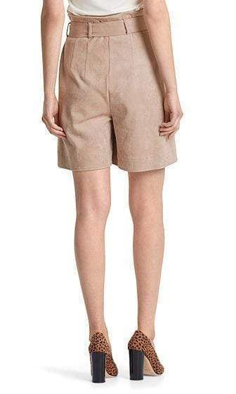 Marc Cain Collections Shorts Marc Cain High-Waist Shorts in Fun Suede NC 83.03 J20 624 izzi-of-baslow