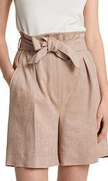 Marc Cain Collections Shorts Marc Cain High-Waist Shorts in Fun Suede NC 83.03 J20 624 izzi-of-baslow
