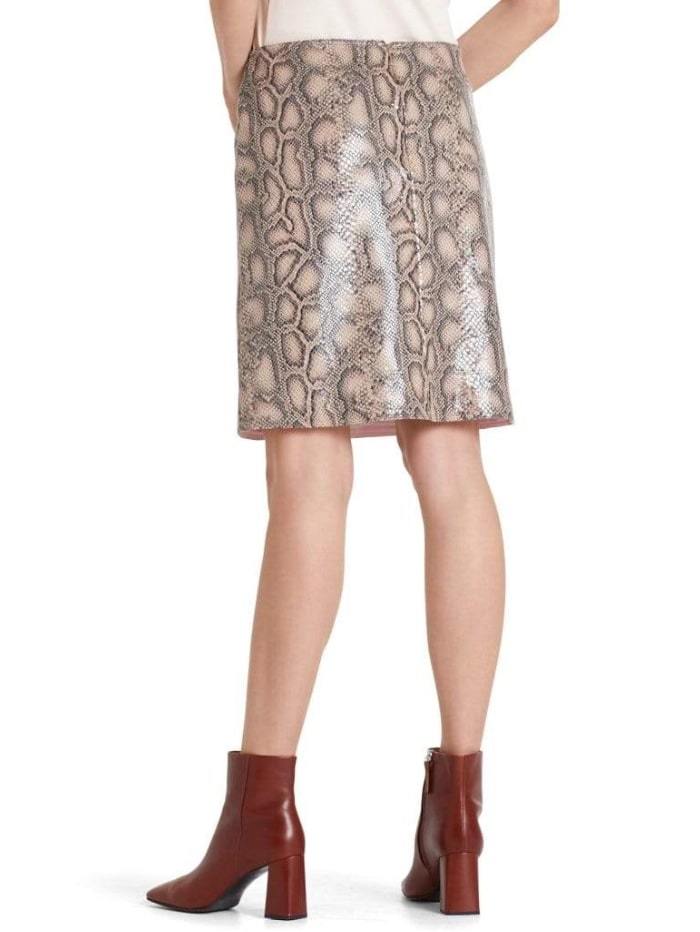 Marc Cain Collections Skirts Marc Cain Collections Snakeskin Effect Skirt PC 71.10 J04 213 izzi-of-baslow