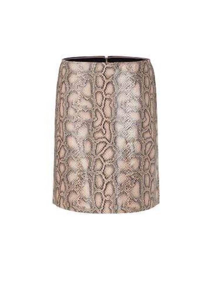 Marc Cain Collections Skirts Marc Cain Collections Snakeskin Effect Skirt PC 71.10 J04 213 izzi-of-baslow