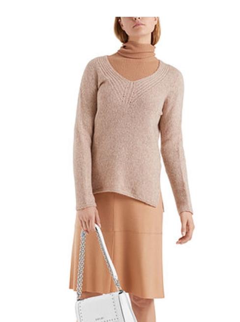 Marc Cain Collections Skirts Marc Cain Collections Wool Jersey Skirt Caramel MC 71.13 J42 izzi-of-baslow