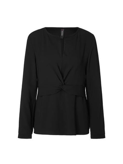 Marc Cain Collections Tops 2 Marc Cain Collections Black Blouse MC 51.11 W01 izzi-of-baslow