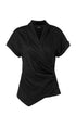 Marc Cain Collections Tops Marc Cain Blouse-style top in linen blend LC 56.03 W47 izzi-of-baslow