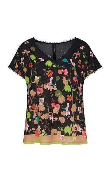 Marc Cain Collections Tops Marc Cain Collections Blouse Style Top in Silk PC 55.01 W10 izzi-of-baslow