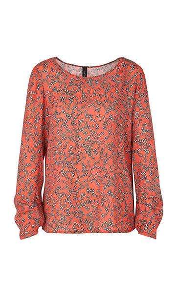 Marc Cain Collections Tops Marc Cain Collections Blouse Style Top with Mini Flowers PC 55.14 W86 izzi-of-baslow