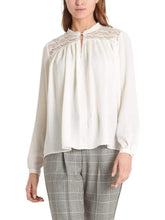 Marc Cain Collections Tops Marc Cain Collections Blouse with Lace Inserts PC 51.19 W39 izzi-of-baslow