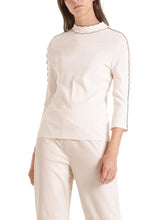 Marc Cain Collections Tops Marc Cain Collections Fine Knitted Sweater Panna Cream  QC 41.27 M21 142 izzi-of-baslow