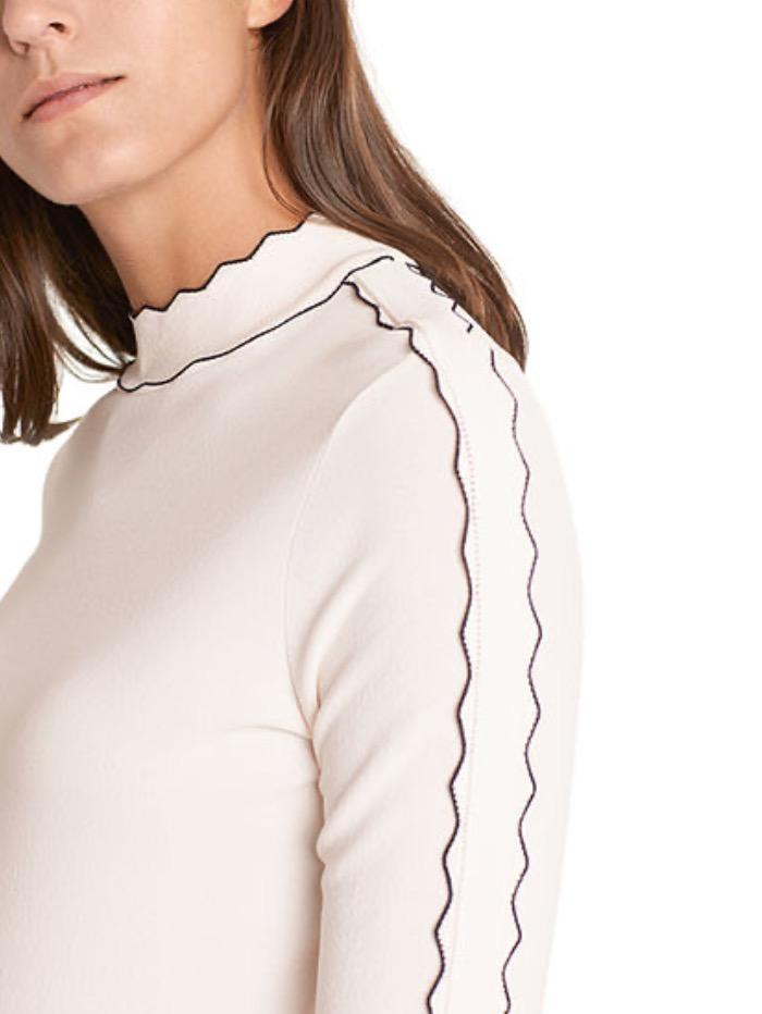 Marc Cain Collections Tops Marc Cain Collections Fine Knitted Sweater Panna Cream  QC 41.27 M21 142 izzi-of-baslow