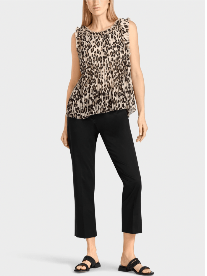 Marc Cain Collections Tops Marc Cain Collections Leopard Print Top UC 61.13 W36 COL 900 izzi-of-baslow