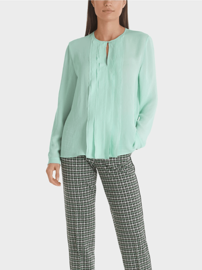Marc Cain Collections Tops Marc Cain Collections Mint Blouse TC 51.13 W39 COL 505 izzi-of-baslow