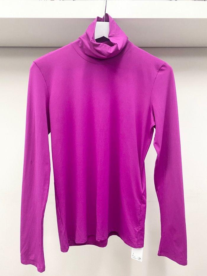 Marc Cain Collections Tops Marc Cain Collections Polo Neck Skin Pink KC 48.54 JO3 izzi-of-baslow