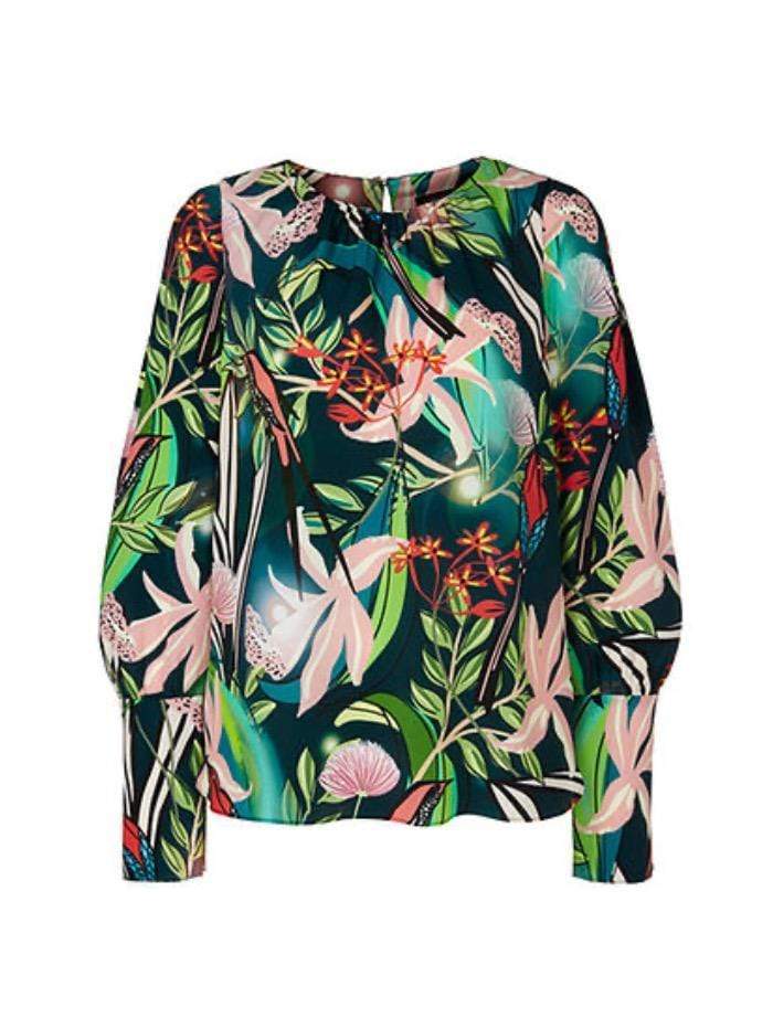 Marc Cain Collections Tops Marc Cain Collections Printed Top QC 51.06 W09 576 Y izzi-of-baslow