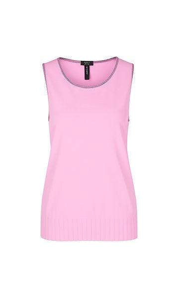 Marc Cain Collections Tops Marc Cain Collections Sleeveless Knitted Top PC 61.01 M39 izzi-of-baslow