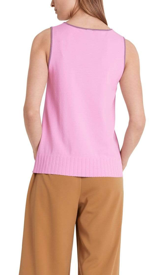 Marc Cain Collections Tops Marc Cain Collections Sleeveless Knitted Top PC 61.01 M39 izzi-of-baslow