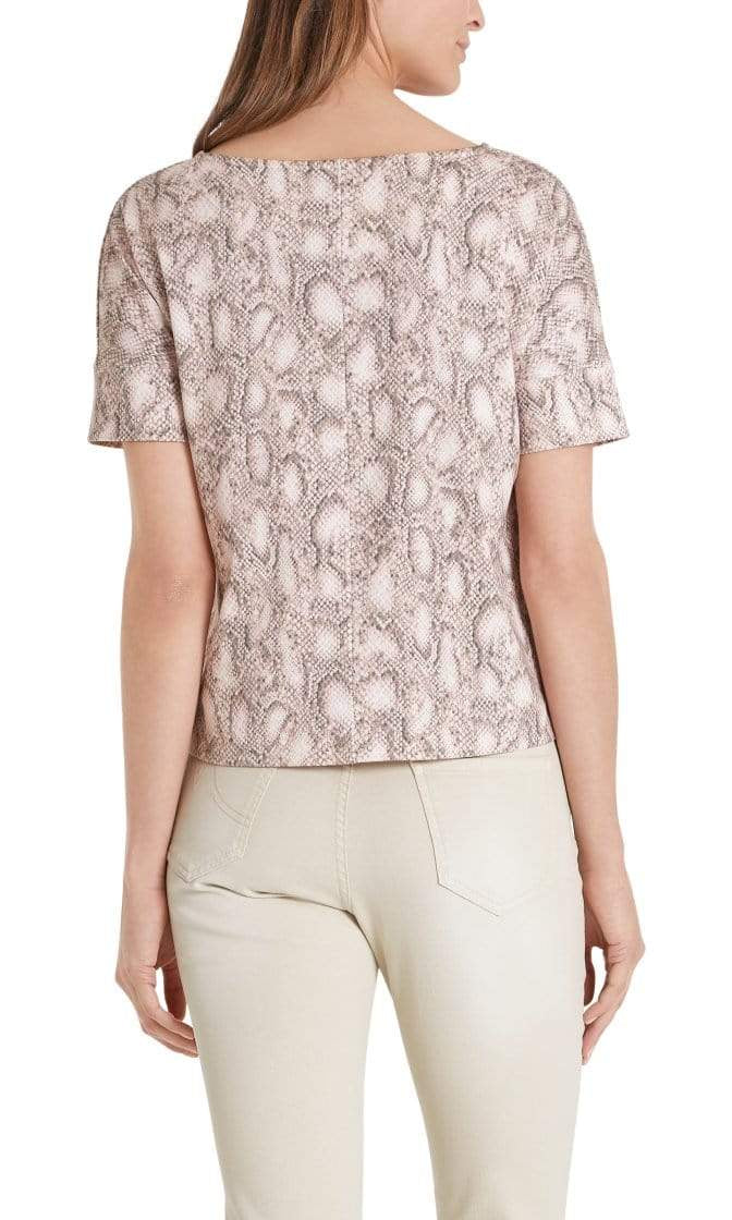 Marc Cain Collections Tops Marc Cain Collections Snakeskin Effect Top PC 48.39 J61 izzi-of-baslow