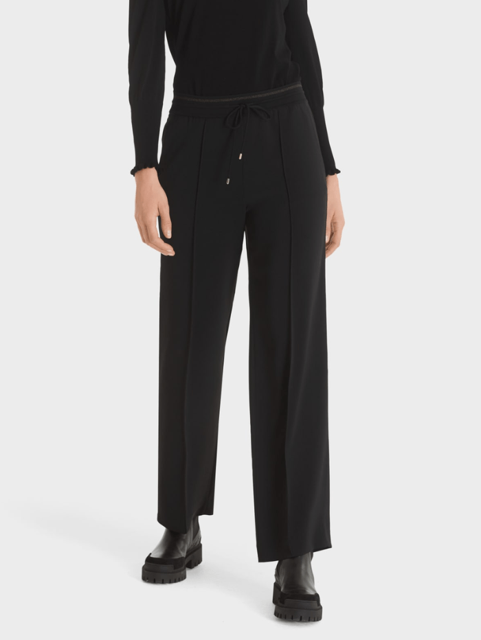 Marc Cain Collections Trousers Marc Cain Collections Black Pleated Trousers TC 81.14 W56 COL 900 izzi-of-baslow