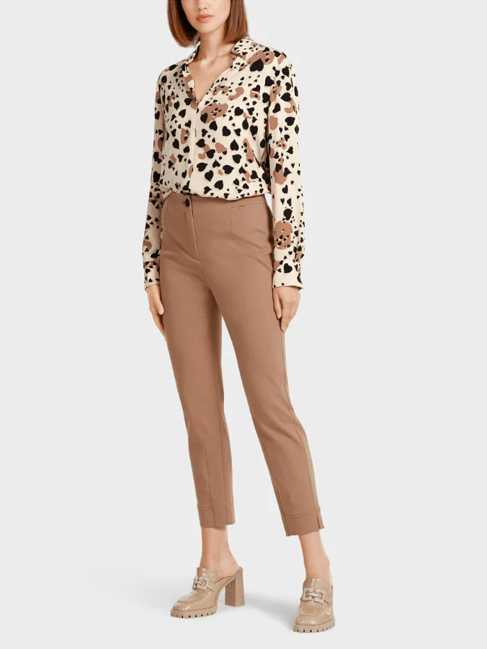 Marc Cain Collections Trousers Marc Cain Collections Camel Slim Fit Trousers UC 81.22 W92 COL 619 izzi-of-baslow