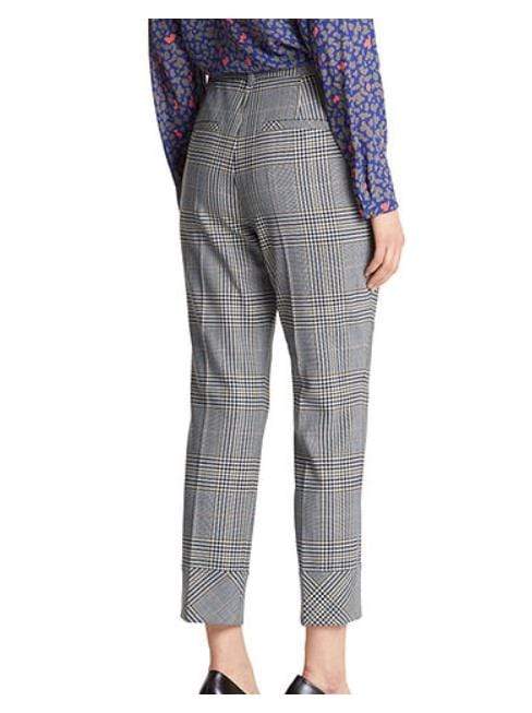 Marc Cain Collections Trousers Marc Cain Collections Checked Trousers Cognac MC 81.06 W02 izzi-of-baslow