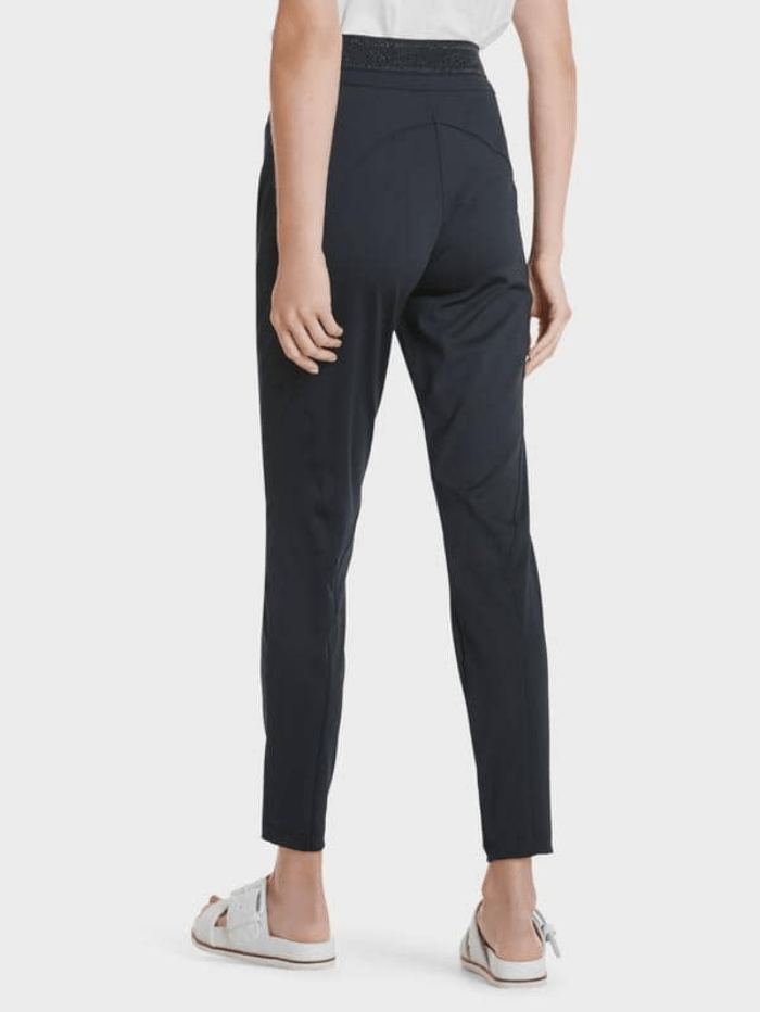 Marc Cain Collections Trousers Marc Cain Collections Navy Pull On Trousers SC 81.28 J75 COL 395 izzi-of-baslow
