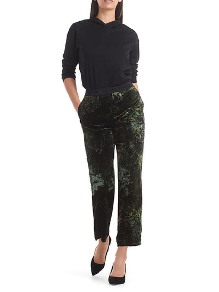Marc Cain Collections Trousers Marc Cain Collections Printed Velvet Trousers RC 81.55 W27 COL 503 izzi-of-baslow