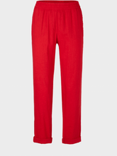 Marc Cain Collections Trousers Marc Cain Collections Red Linen Blend Trousers UC 81.59 W47 COL 273 izzi-of-baslow