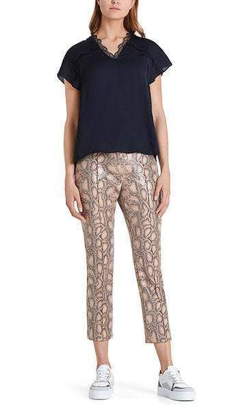 Marc Cain Collections Trousers Marc Cain Collections Snakeskin Effect Trousers PC 81.11 J04 213 izzi-of-baslow