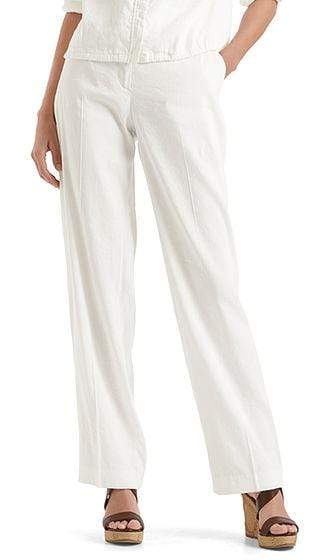 Marc Cain Collections Trousers Marc Cain Collections Stretch pants in linen blend NC 81.52 W47 izzi-of-baslow