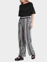 Marc Cain Collections Trousers Marc Cain Collections Striped Wide Leg Trousers SC 81.36 J16 COL 395 izzi-of-baslow