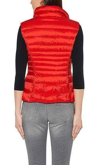 Marc Cain Essentials Coats and Jackets Marc Cain Essentials Quilted Gilet with Down Scarlet +E 37.15 W11 272 izzi-of-baslow