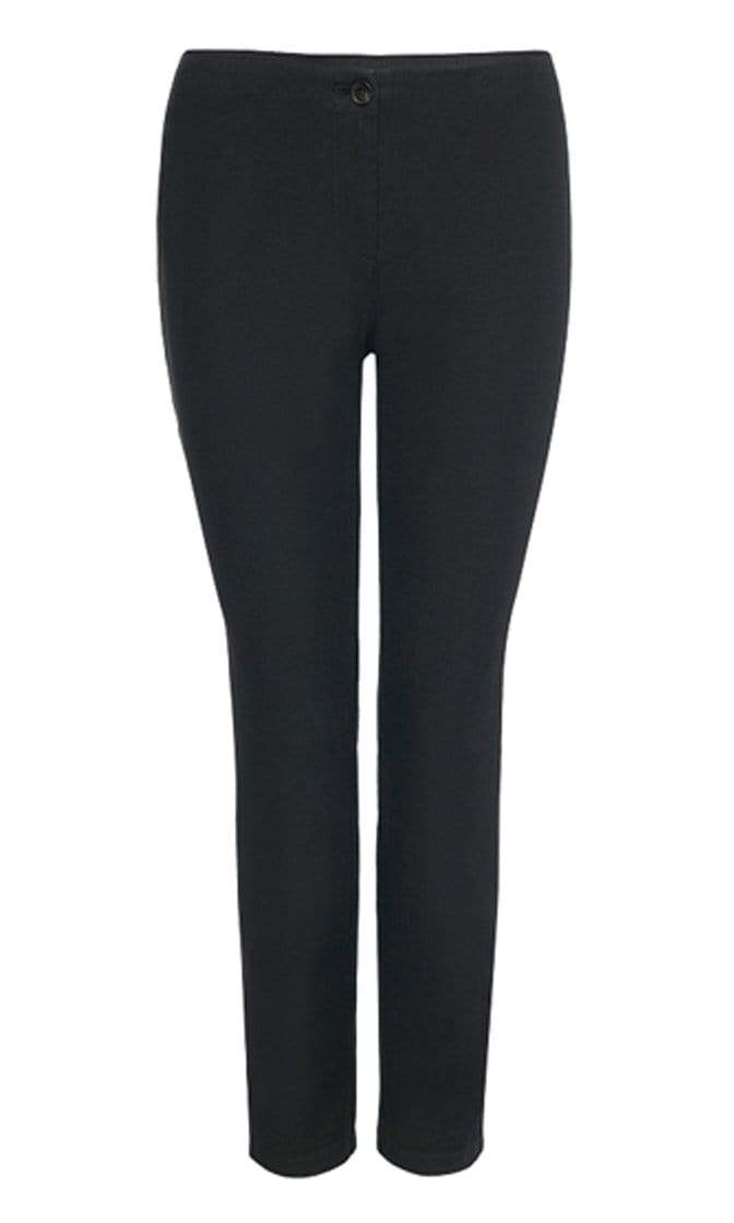 Marc Cain Essentials Trousers Marc Cain Essentials Cropped Trouser in  Black +E81 37 W33 izzi-of-baslow